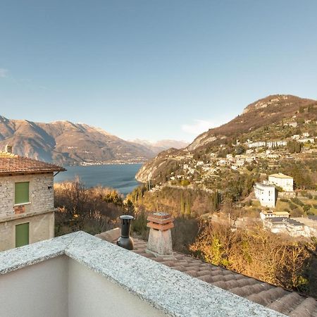 Mysa Properties - Casa Chicca, Flat With Lake View Terrace Perledo Bagian luar foto